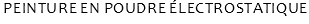 PEINTURE EN POUDRE ÉLECTROSTATIQUE